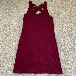 Maroon Dress